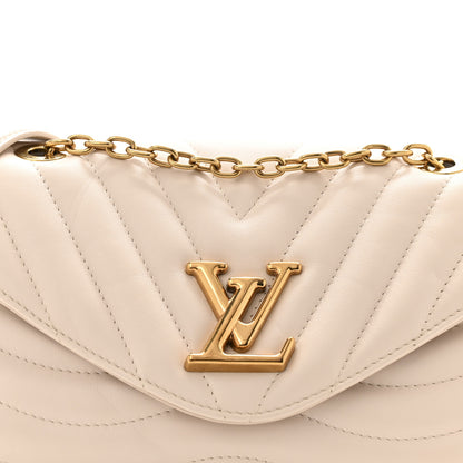 Louis Vuitton Calfskin LV New Wave Chain Bag Ivory 8 of 14