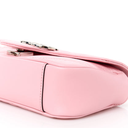 Gucci Calfskin Matelasse Mini GG Marmont Shoulder Bag Perfect Pink 11 of 11