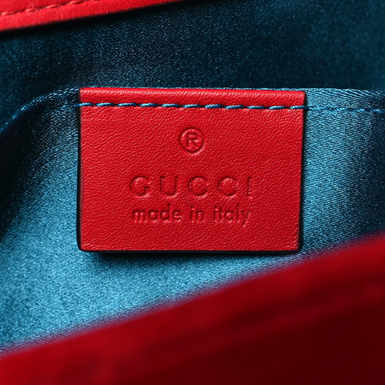 Gucci Velvet Matelasse Mini GG Marmont Shoulder Bag Hibiscus Red 6 of 11