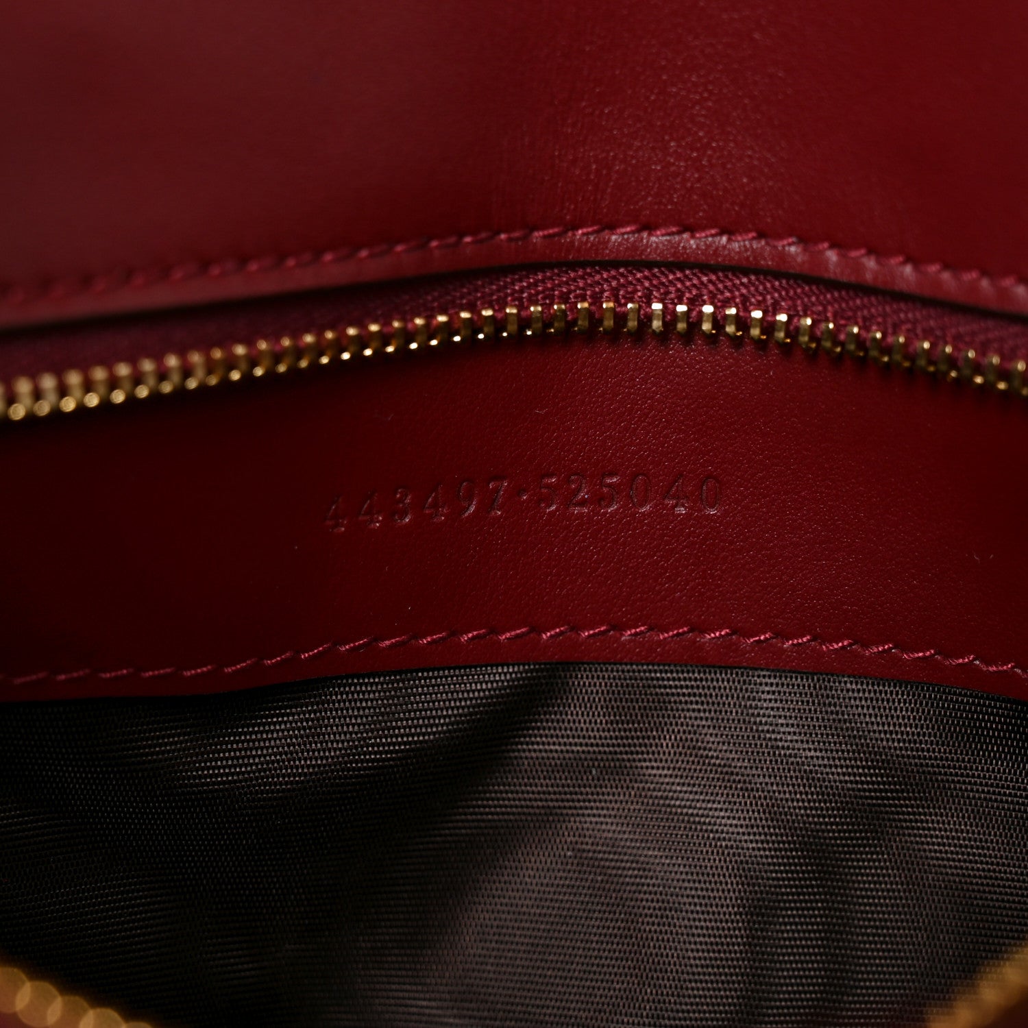 Gucci Calfskin Matelasse Small GG Marmont Shoulder Bag Rosso Ancora Red 7 of 10