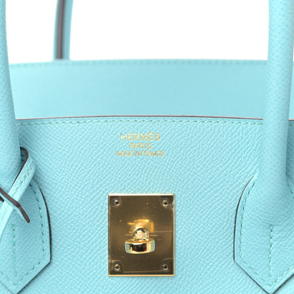 Hermes Epsom Birkin 35 Bleu Atoll 5 of 9