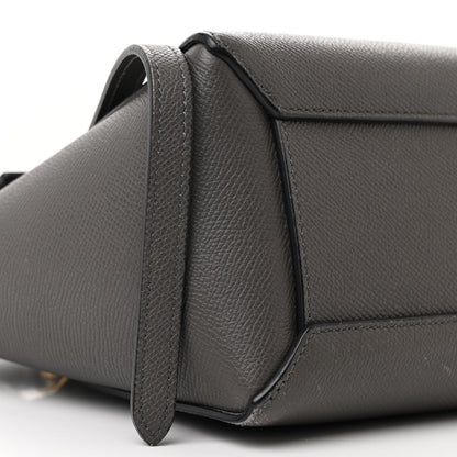 Celine Grained Calfskin Nano Belt Bag Grey 9 of 11