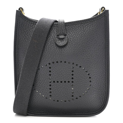 Hermes Taurillon Clemence Evelyne TPM Plomb 1 of 10