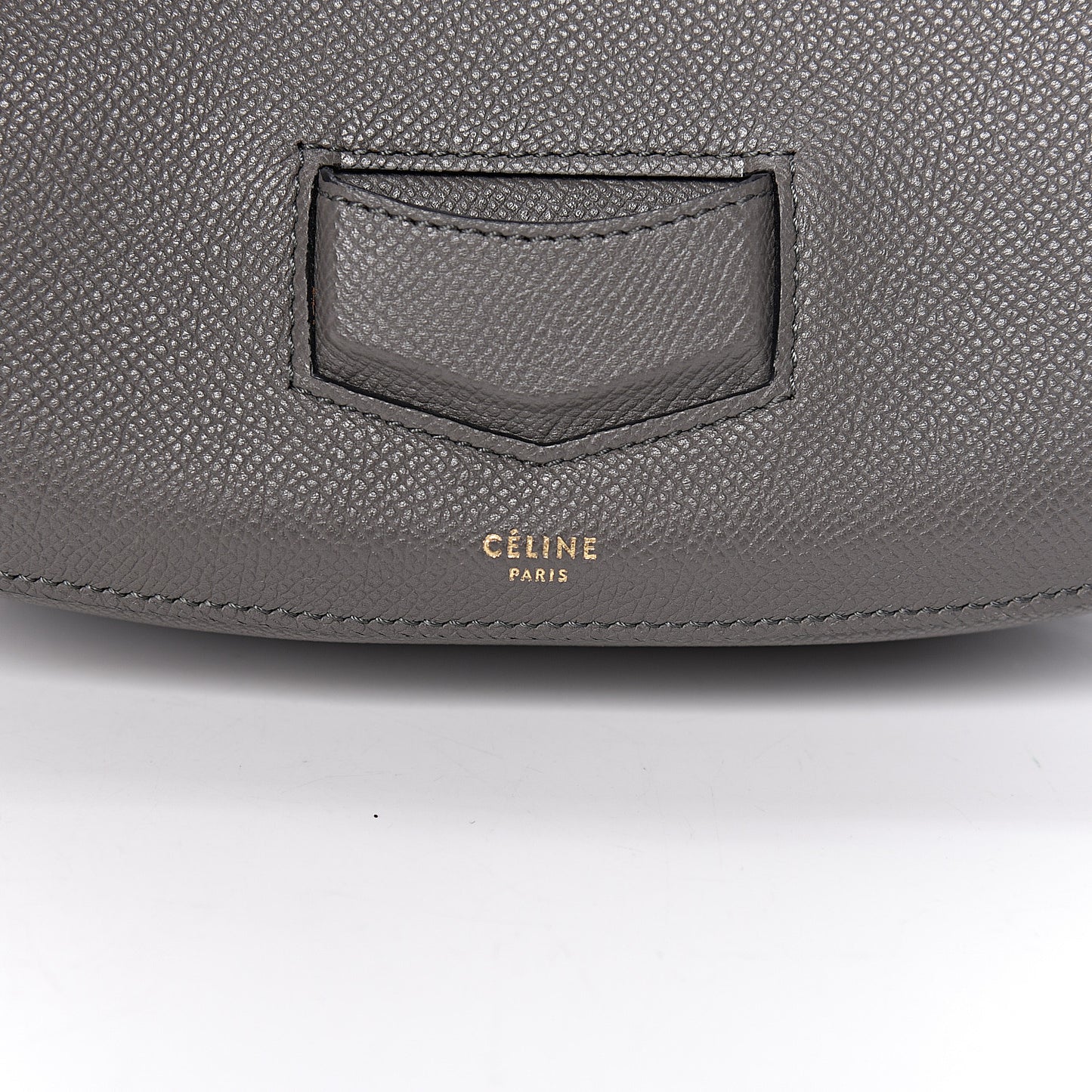 Grained Calfskin Medium Trotteur Light Anthracite