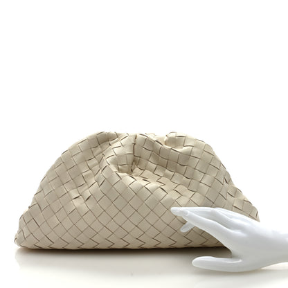 Bottega Veneta Nappa Maxi Intrecciato The Pouch Oversized Clutch Plaster 2 of 6