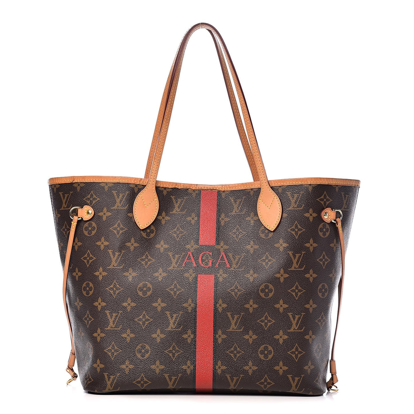 Monogram My LV Heritage Neverfull MM Rouge Black