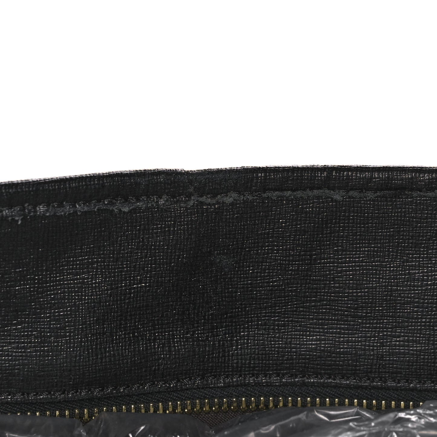 Zucca Vitello Elite Medium Roll Tote Tobacco Black