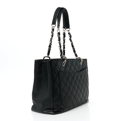 Chanel Caviar Quilted Grand Shopping Tote GST Black 3 of 11