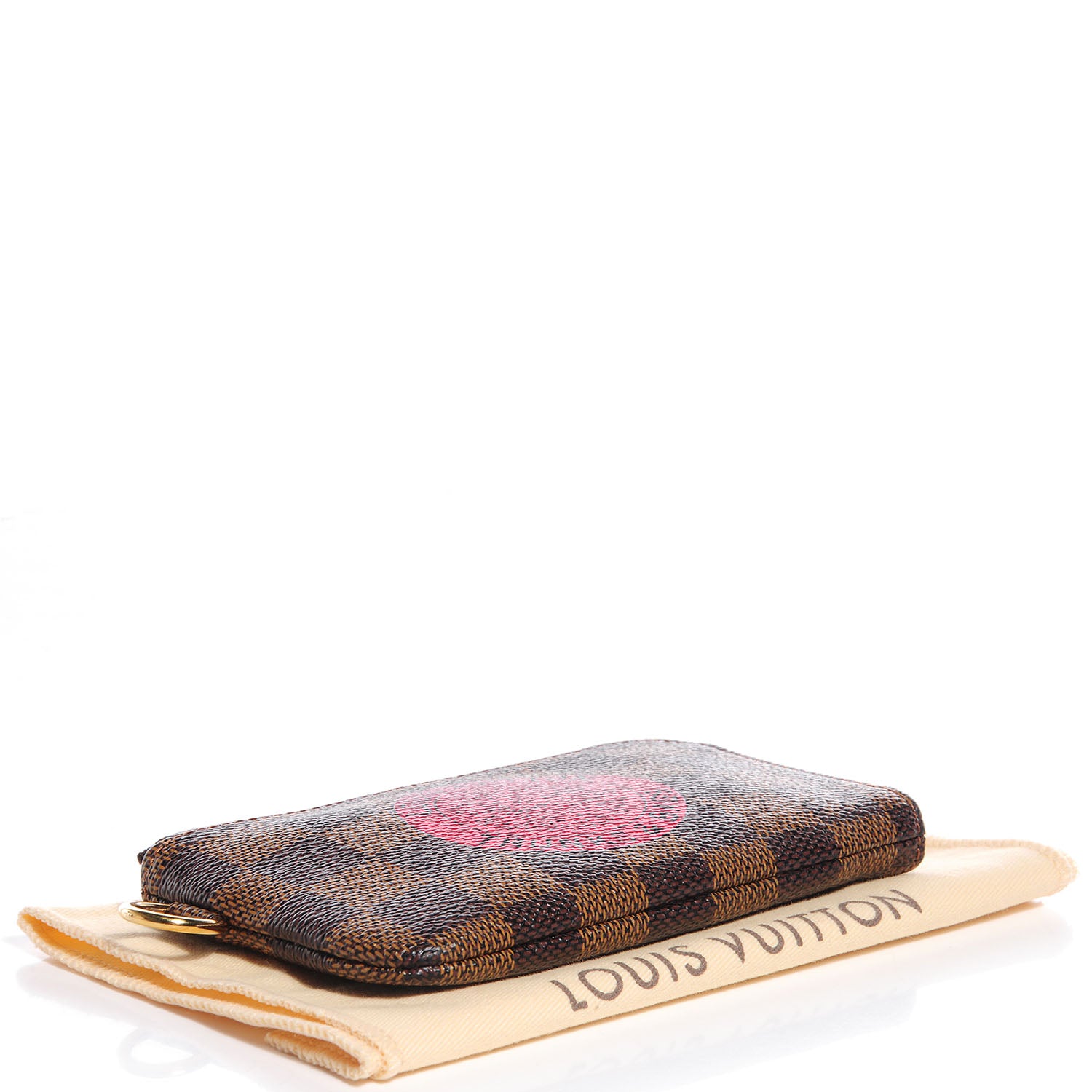 Louis Vuitton Damier Ebene Complice Trunks and Bags Key Pouch Red 4 of 7