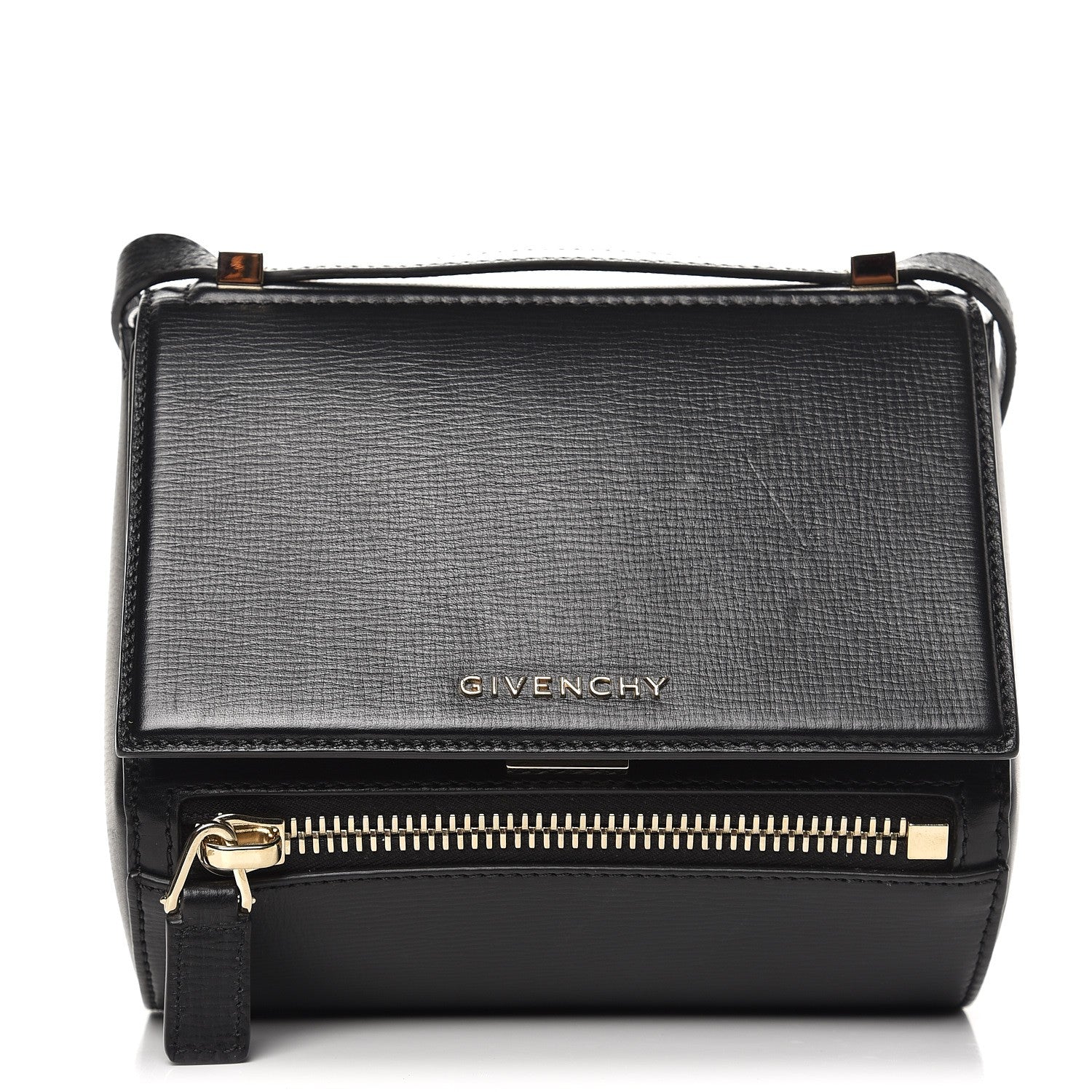 Givenchy Textured Calfskin Mini Pandora Box Crossbody Bag Black 1 of 7