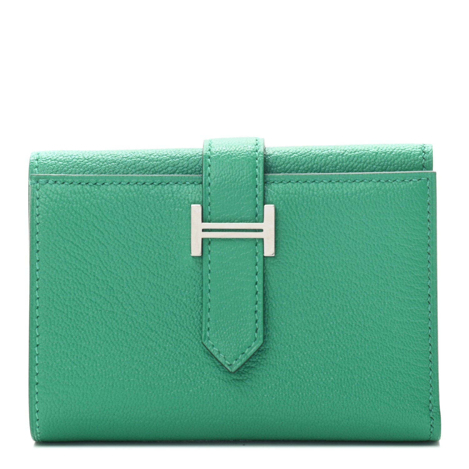 Hermes Chevre Mysore Bearn Wallet Menthe 1 of 7