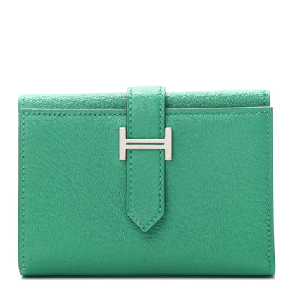 Hermes Chevre Mysore Bearn Wallet Menthe 1 of 7