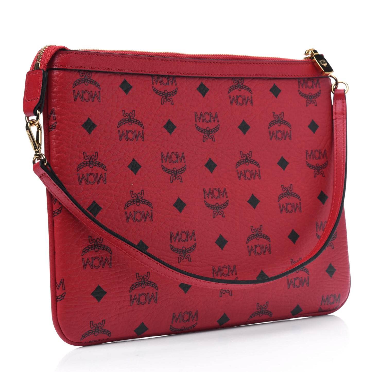 Visetos Liz Shopper Tote Pouch Ruby Red