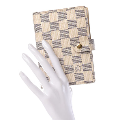 Louis Vuitton Damier Azur Small Ring Agenda Cover 3 of 13