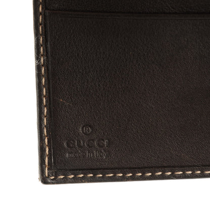 Gucci Crystal Monogram Hysteria French Wallet Dark Brown 6 of 7