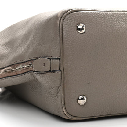 Prada Vitello Daino Side Zip Tote Argilla 9 of 12