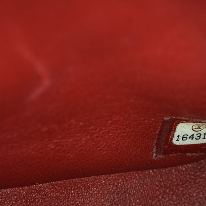 Chanel Caviar Quilted Mini Square Flap Dark Red 7 of 8