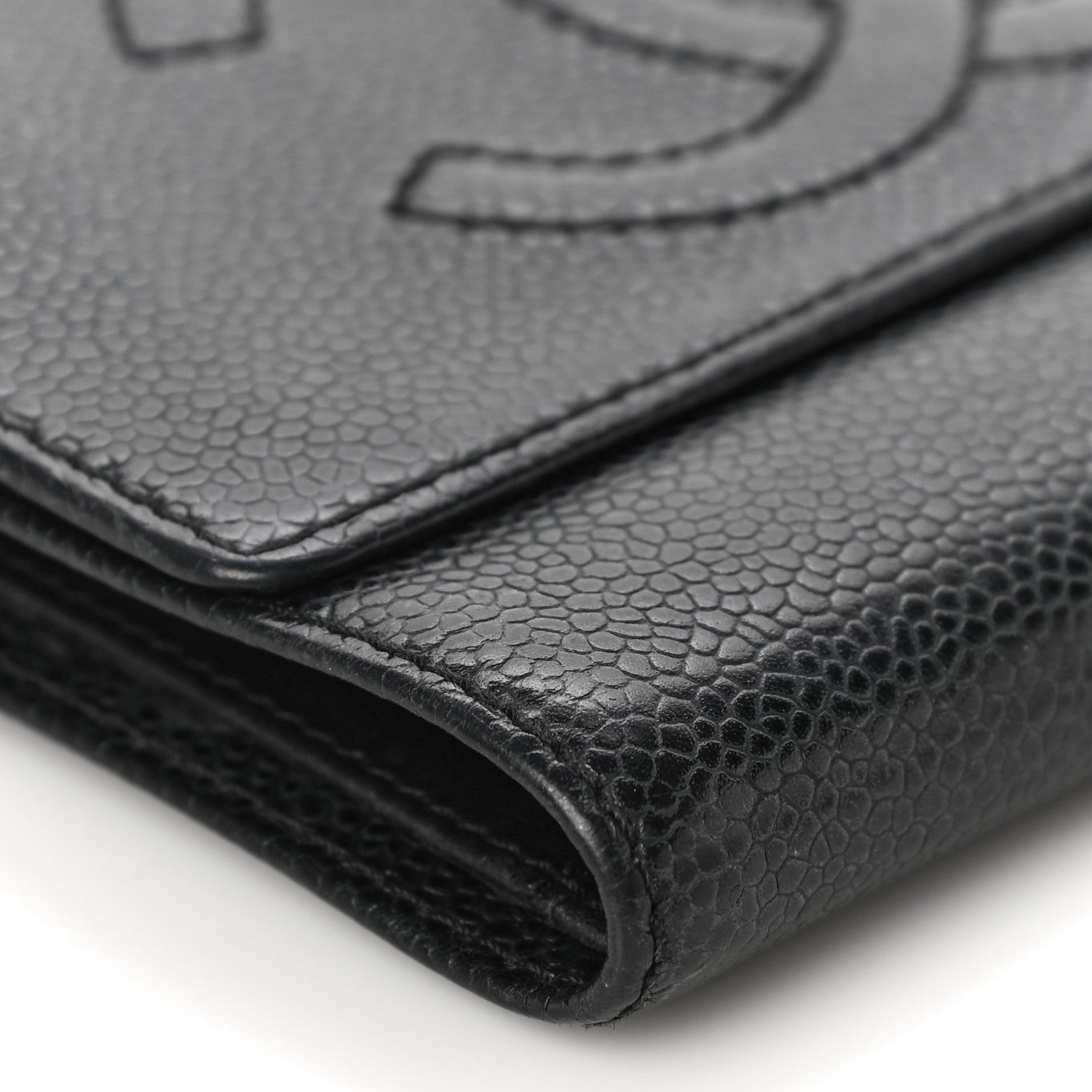 Chanel Caviar Timeless CC Compact Wallet Black 13 of 18
