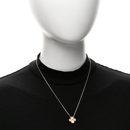 Van Cleef & Arpels 18K Yellow Gold Guilloché Vintage Alhambra Pendant Necklace 2 of 6