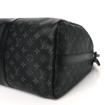 Louis Vuitton Monogram Eclipse Keepall Bandouliere 45 8 of 10