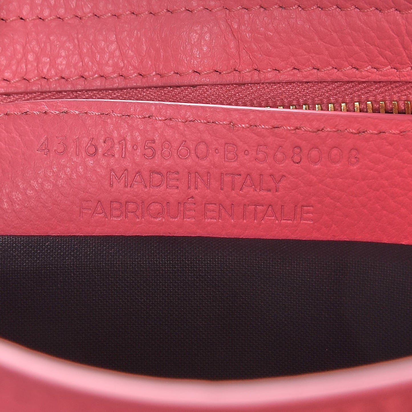 Veau Gravier Classic Gold Hardware S City Rose Dragee
