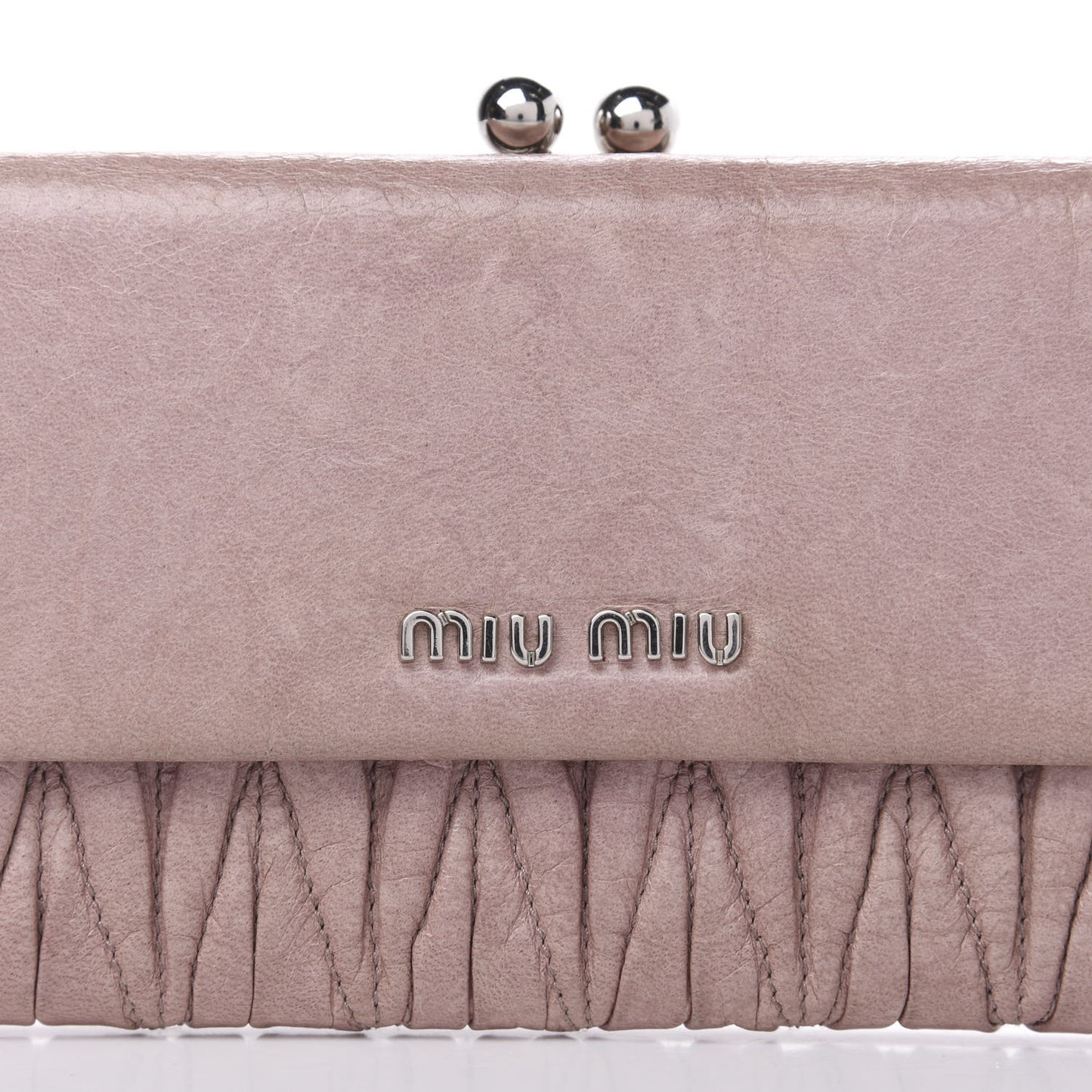 Nappa Matelasse Lux Flap Wallet Mughetto