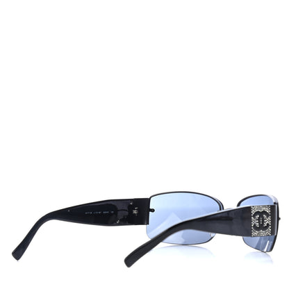 Chanel Crystal CC Sunglasses 4117-B Black 4 of 4