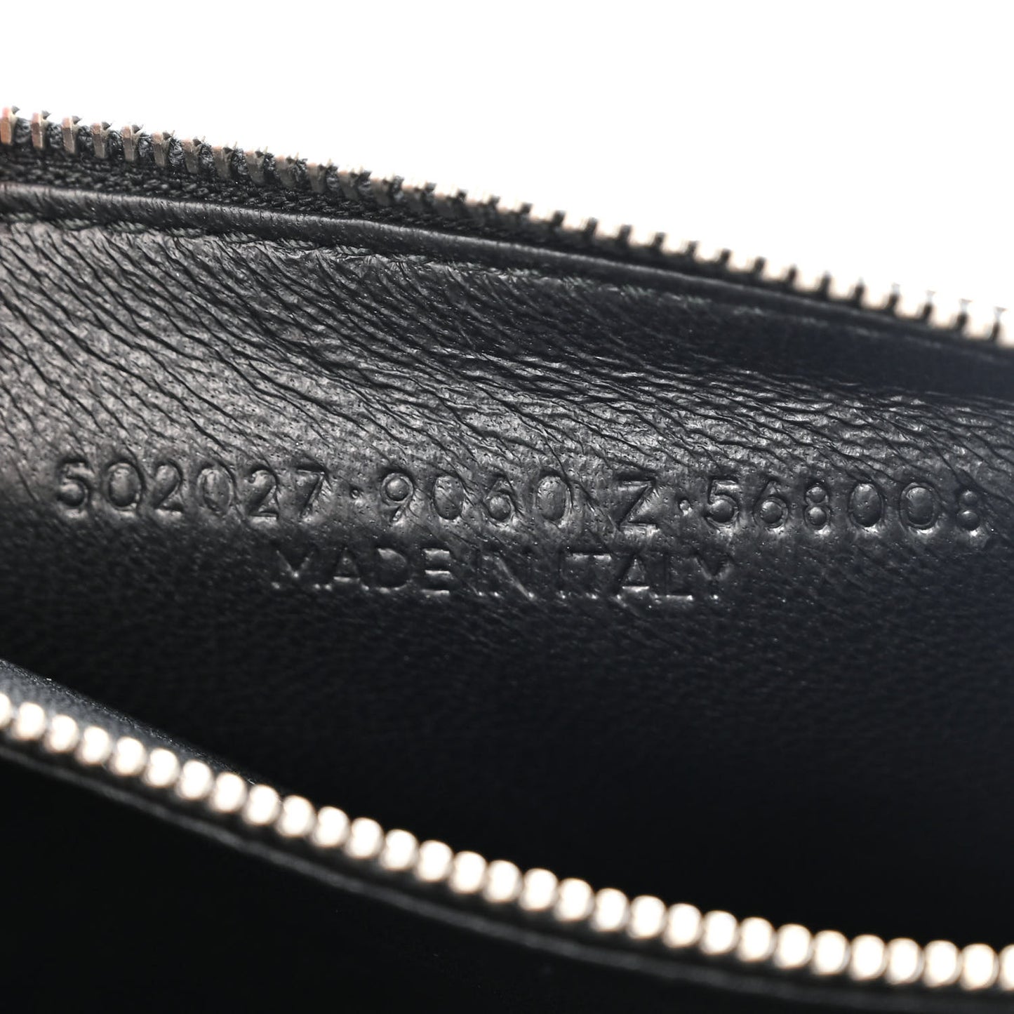 Pebbled Calfskin Logo Everyday Flap Chain Wallet White