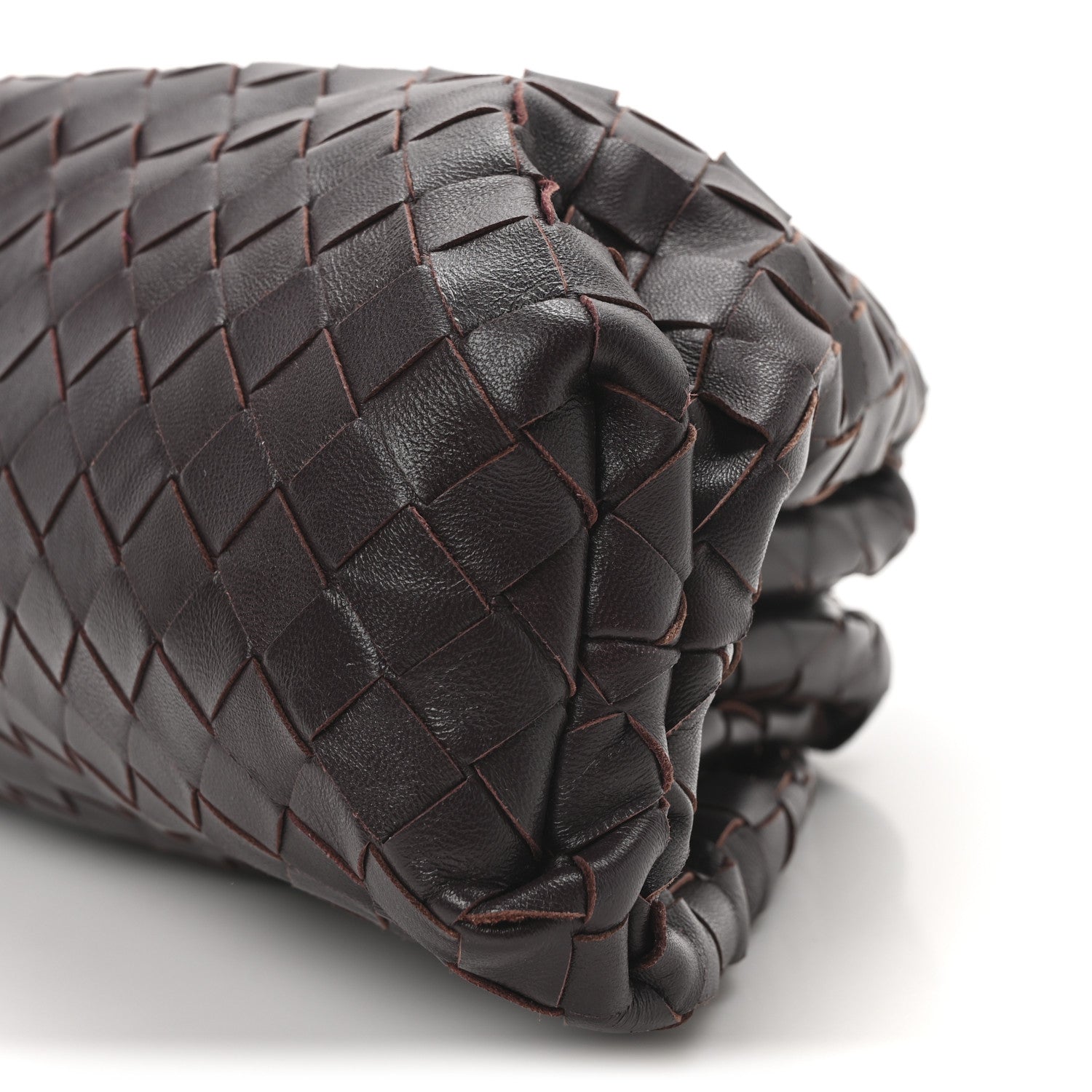 Bottega Veneta Nappa Maxi Intrecciato The Pouch Oversized Clutch Grape 10 of 10
