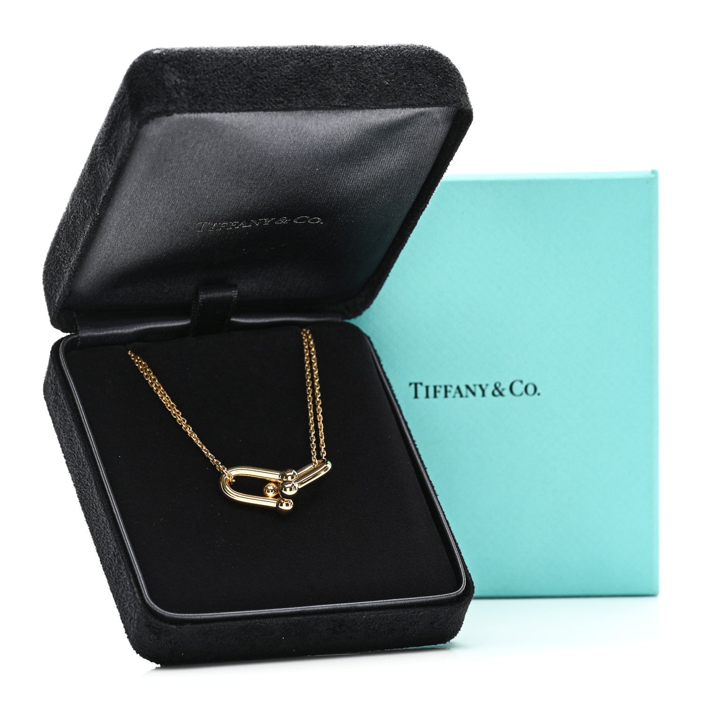 18K Yellow Gold HardWear Double Link Pendant Necklace