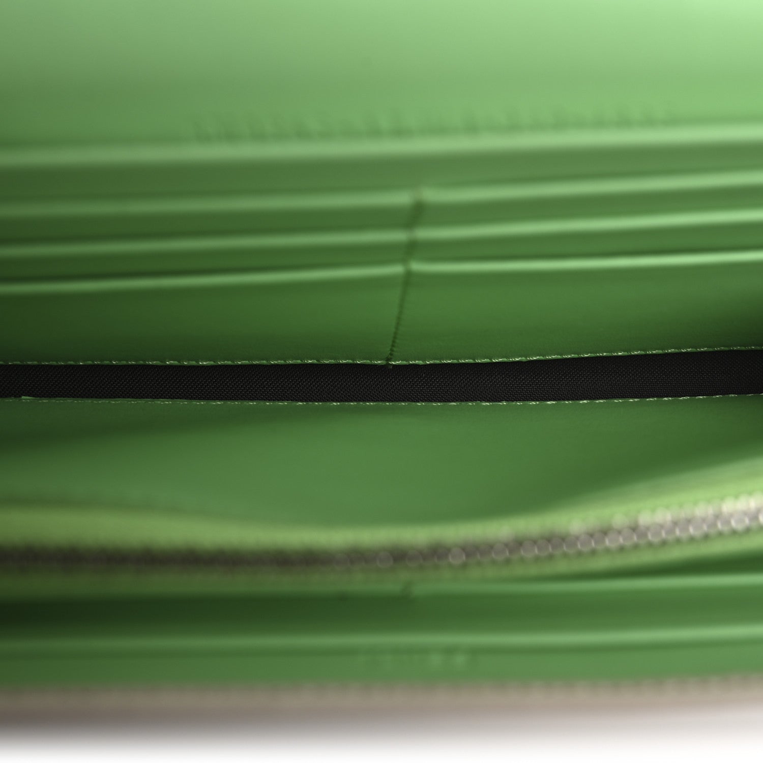 Fendi Vitello King Cruise FF Diamonds Continental Envelope Wallet On Chain Latte Edamame 5 of 13