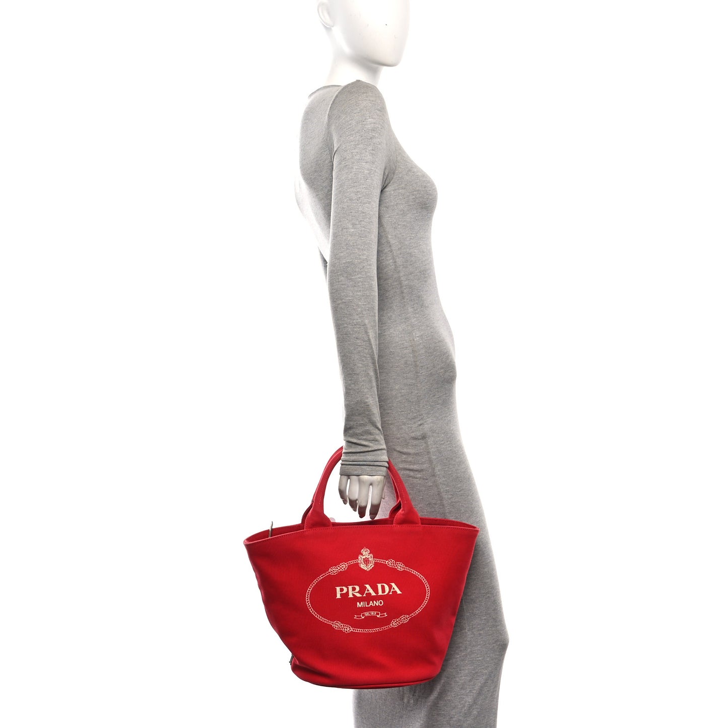 Canapa Small Shopping Tote Rosso
