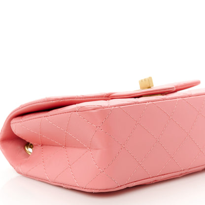 Chanel Aged Calfskin Quilted 2.55 Reissue Mini Flap Pink 9 of 11