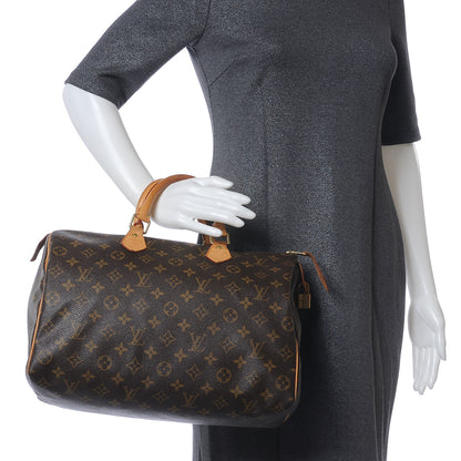 Louis Vuitton Monogram Speedy 35 2 of 10