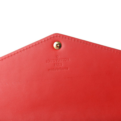Louis Vuitton Vernis Sarah Wallet NM Cherry 5 of 6