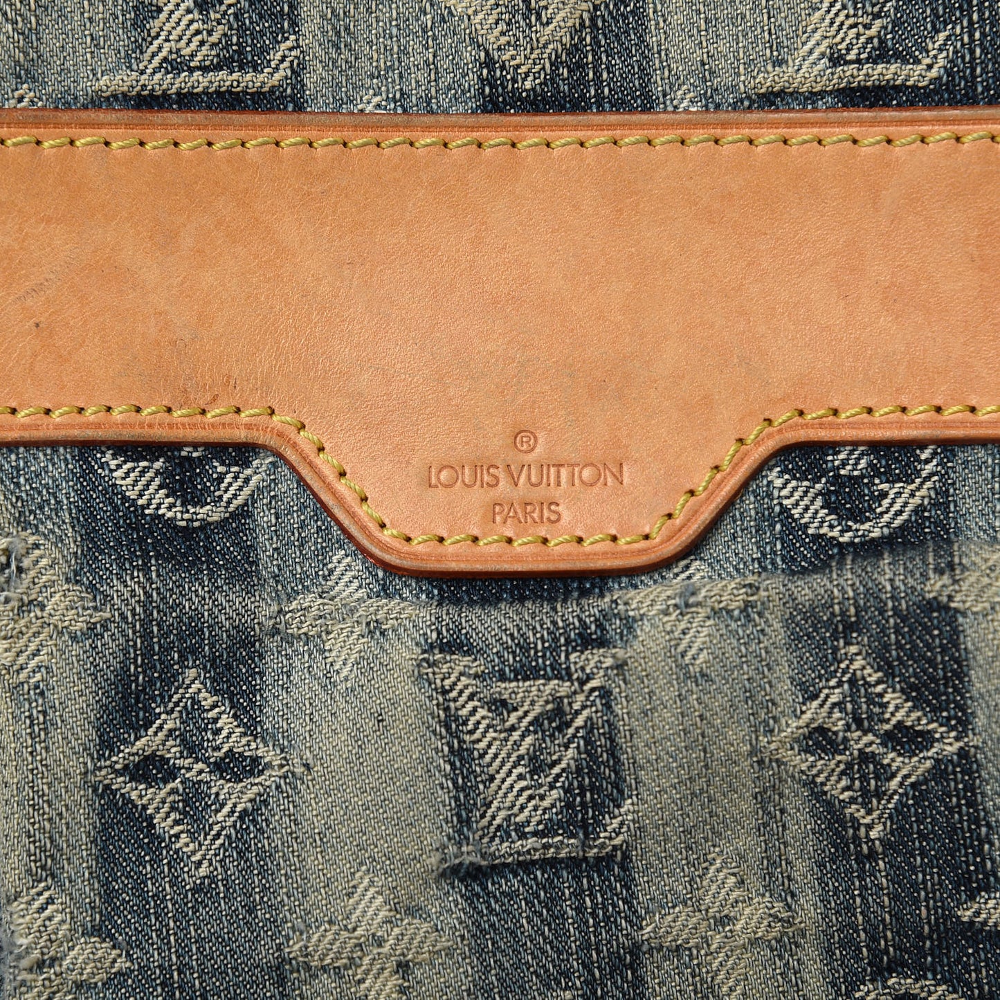 Denim Raye Porte Epaule MM