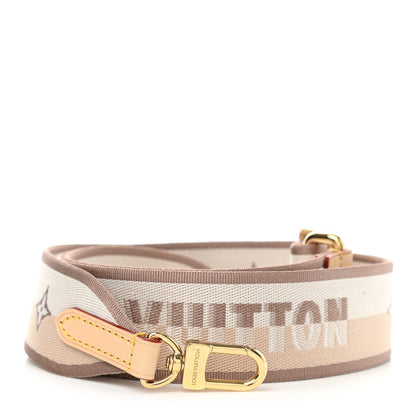 Louis Vuitton Jacquard Speedy Bandouliere 20 Shoulder Strap Beige 1 of 3
