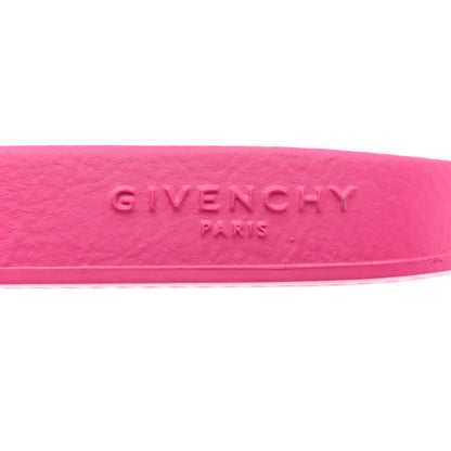 Givenchy Rubber Womens Logo Womens Pool Slides 38 Sandals Pink 8 of 10