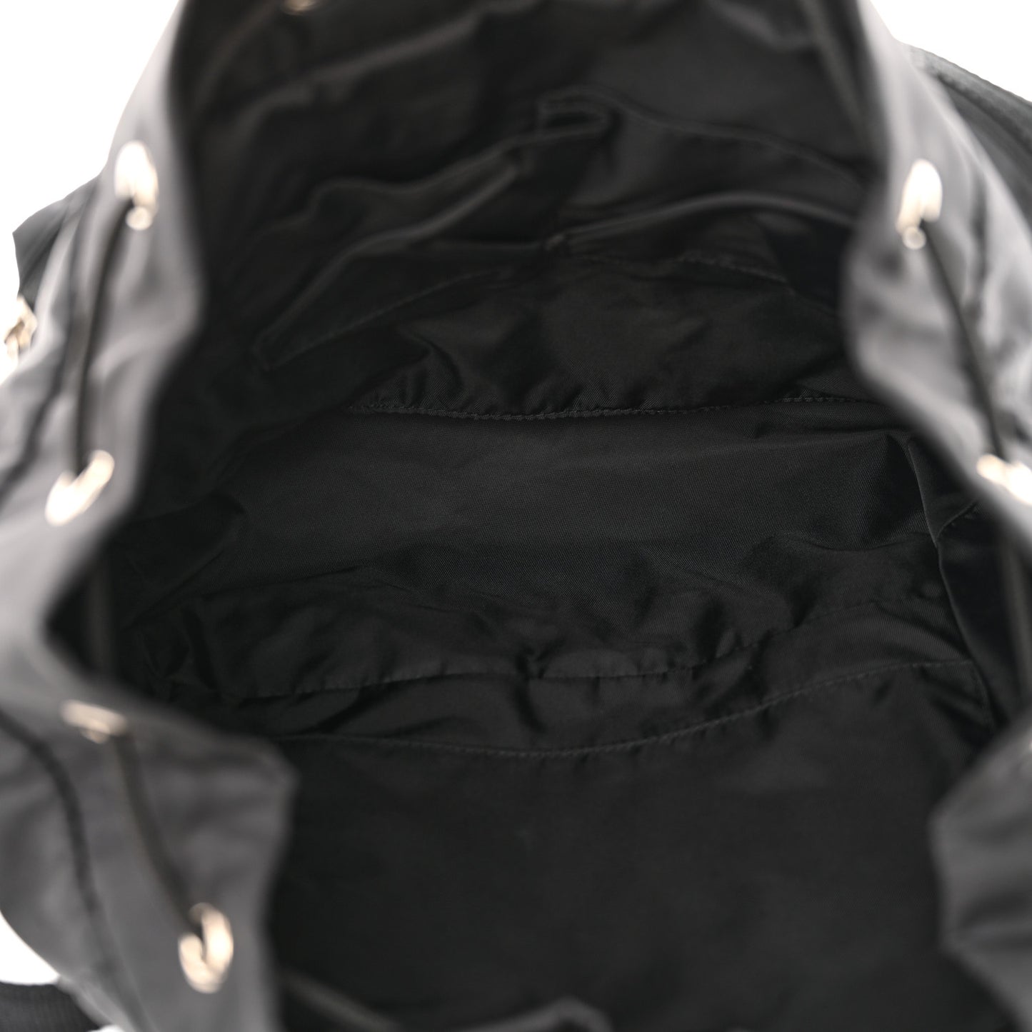 Nylon Monogram Medium Light Single Buckle Backpack Black