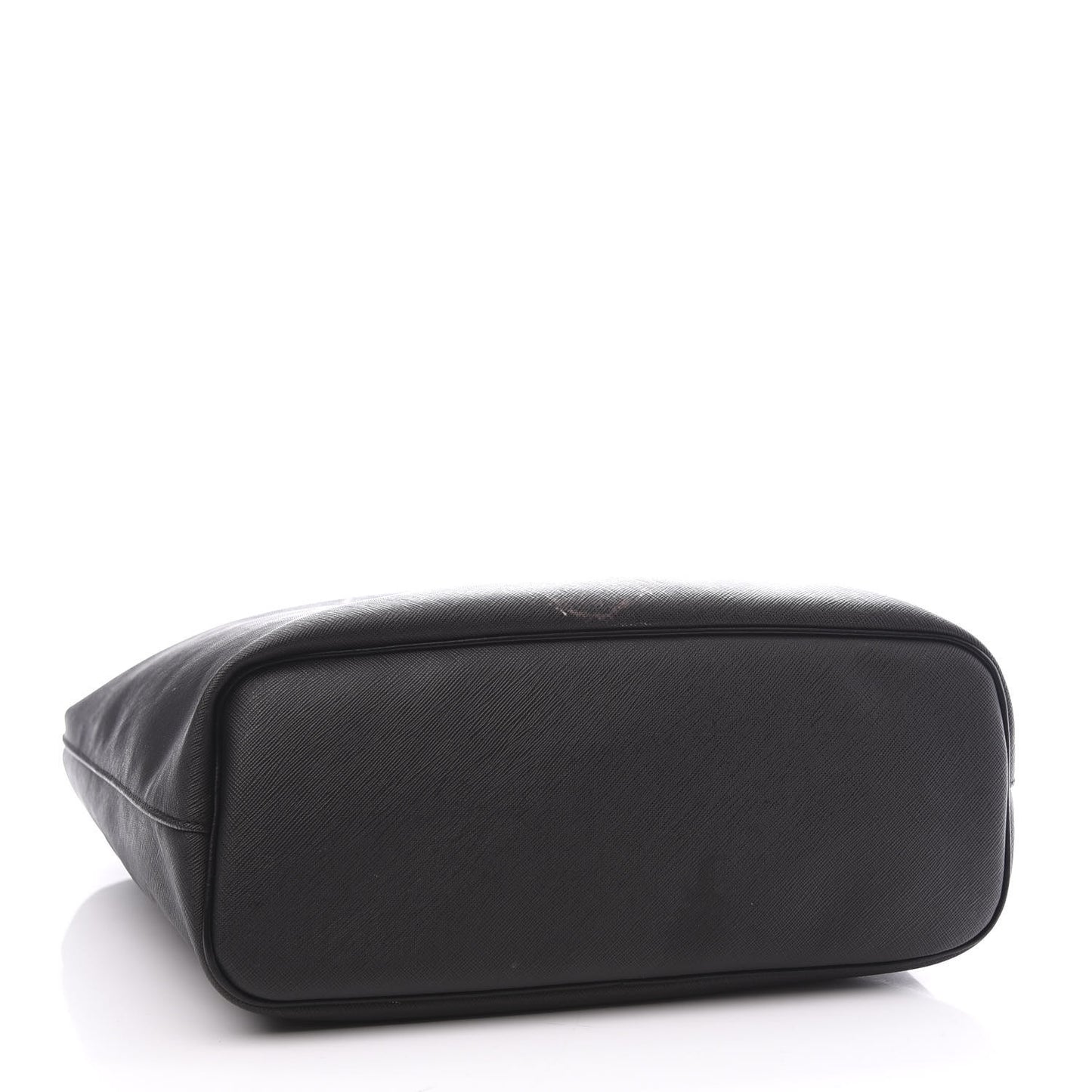 Textured Coated Canvas Rottweiler Print Medium Antigona Tote Black