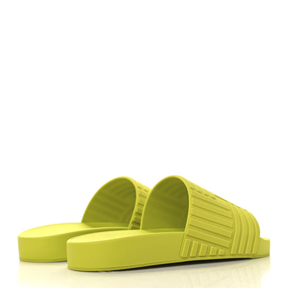 Bottega Veneta Rubber Carpet Slider Sandals 39 Kiwi 5 of 8