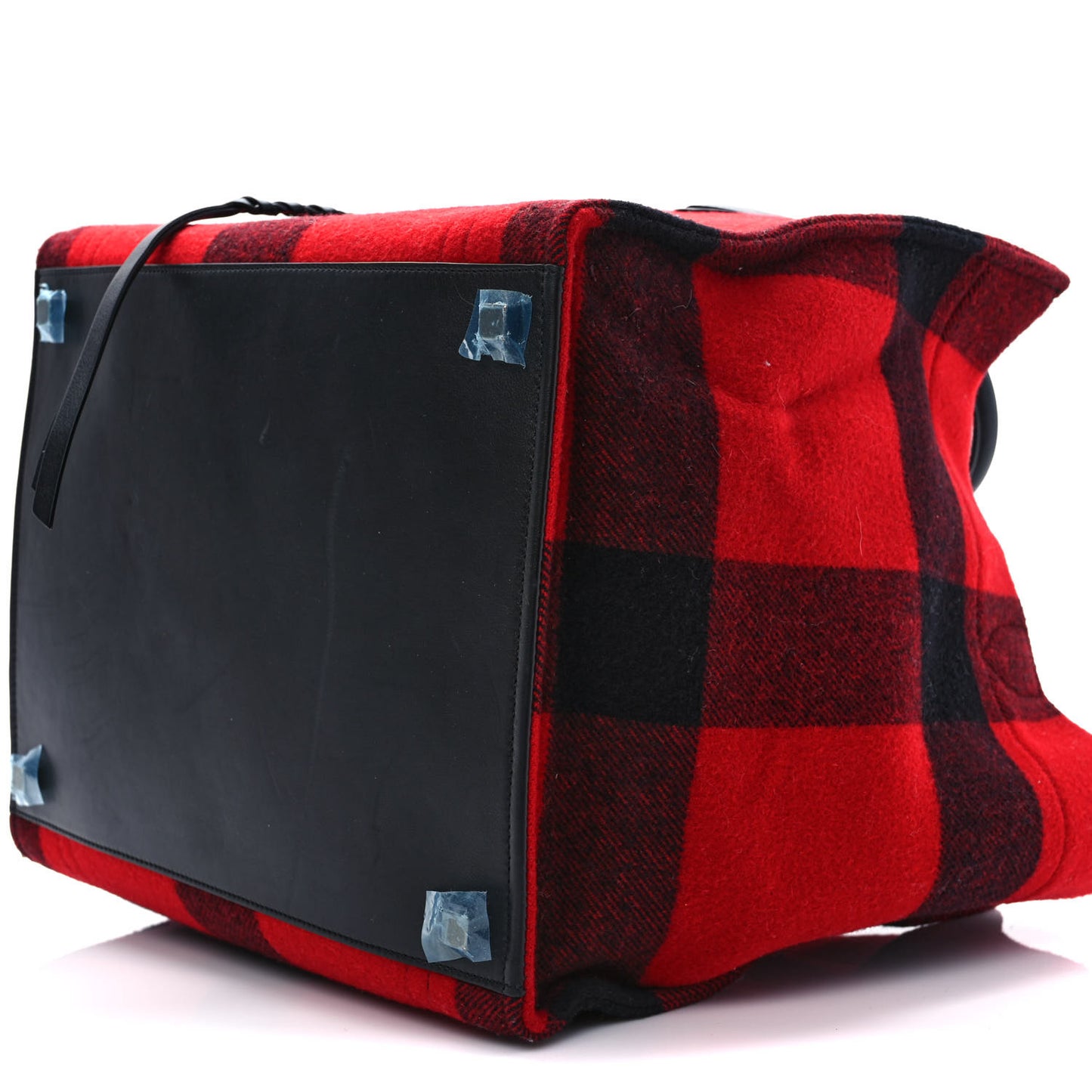 Wool Tartan Medium Phantom Luggage Red