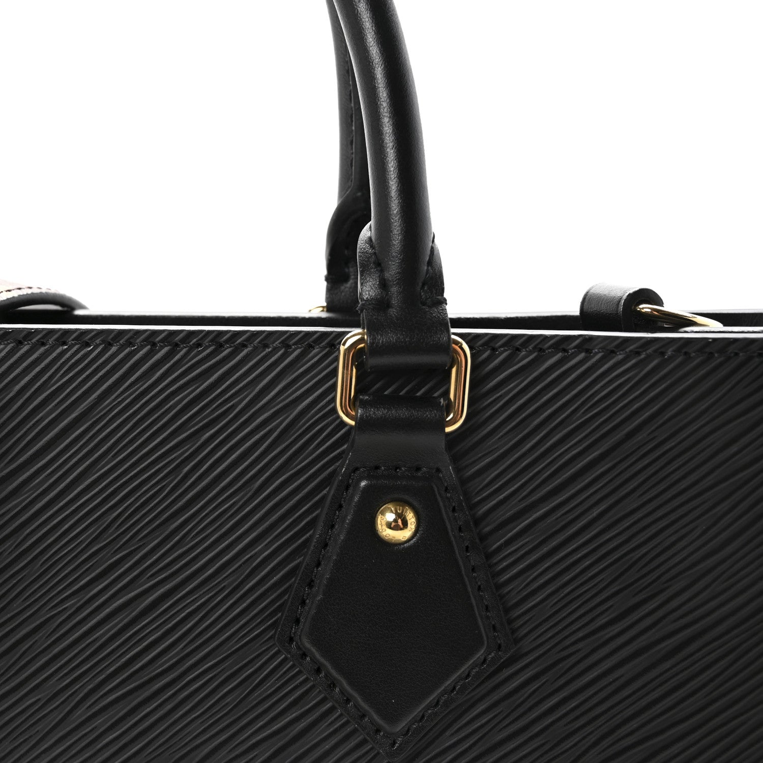 Louis Vuitton Epi Sac Plat PM Black 7 of 9
