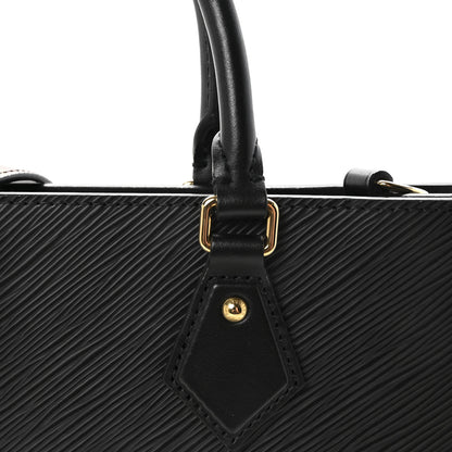 Louis Vuitton Epi Sac Plat PM Black 7 of 9