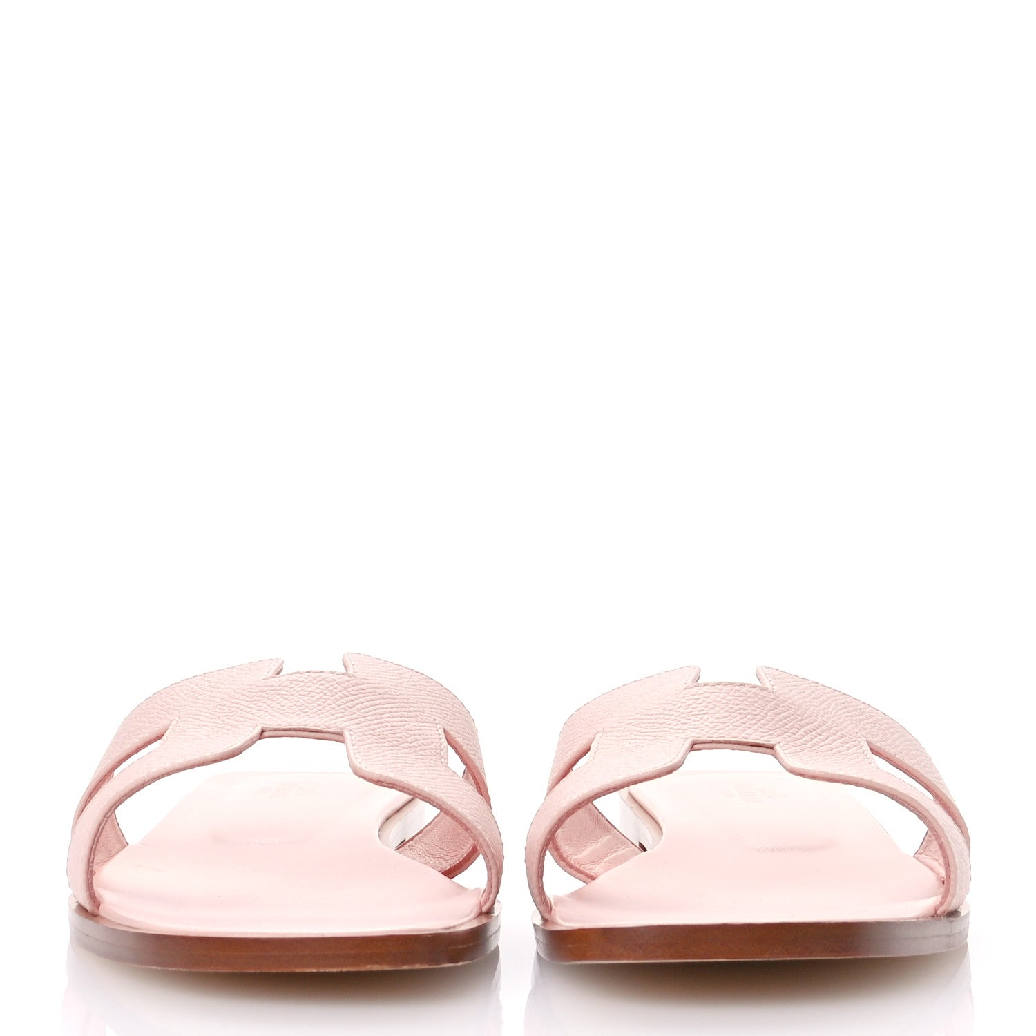 Hermes Epsom Oran Sandals 41 Rose Pale 3 of 8