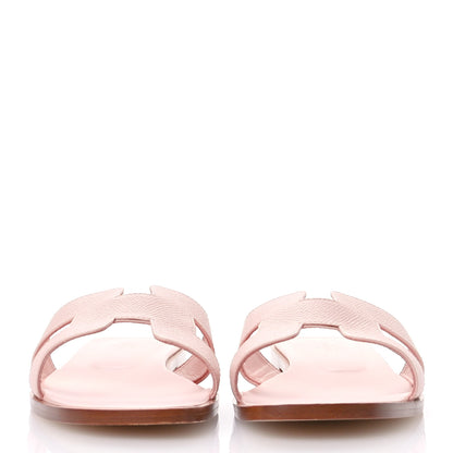Hermes Epsom Oran Sandals 41 Rose Pale 3 of 8