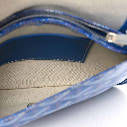 Goyard Goyardine Plumet Wallet Clutch Blue 5 of 8