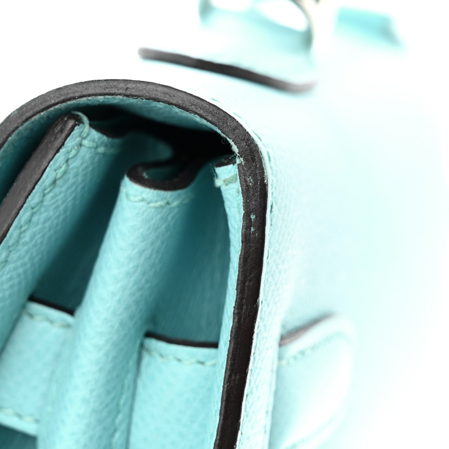 Hermes Epsom Kelly Sellier 35 Bleu Atoll 11 of 12