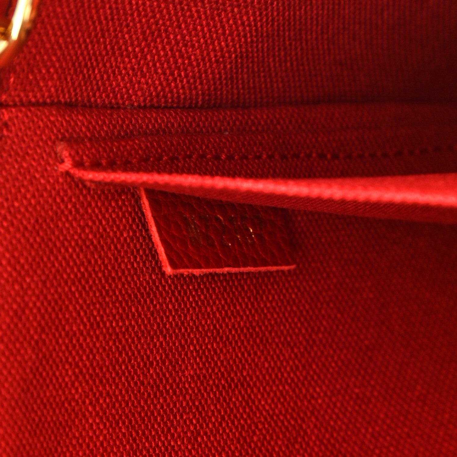 Louis Vuitton Empreinte Pochette Felicie Chain Wallet Scarlet 8 of 10