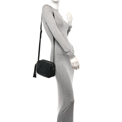 Gucci Pebbled Calfskin Small Soho Disco Bag Black 2 of 12